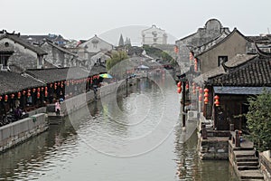 Shanghai Fengjing Town at autumn