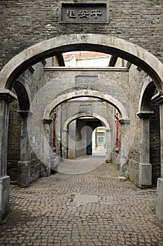 Shanghai Film Park Cobblestone Street