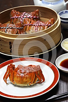 Shanghai hairy crabs, chinese cuisine