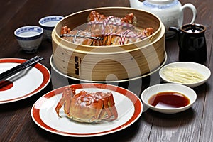 Shanghai hairy crabs, chinese cuisine