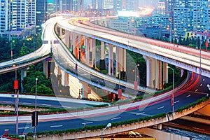 shanghai interchange overpass and elevated road