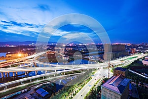 shanghai interchange overpass and elevated road