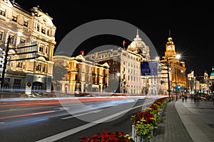 Night Scenes of The Bund in Shanghai