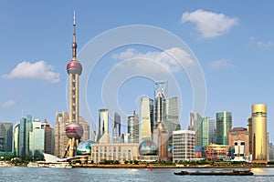 Shanghai lujiazui new the bund photo