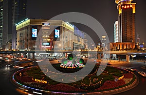 Shanghai night scenic