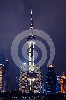 The Shanghai Oriental Pearl Tower