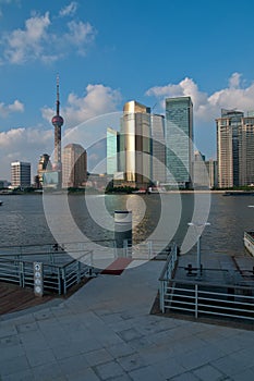 Shanghai pudong view from puxi photo