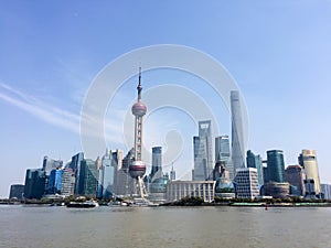 Shanghai's Majestic Urban Skyline and Waterfront