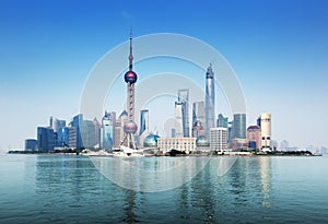 Shanghai skyline,