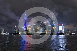 Shanghai Skyline Night