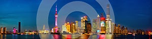 Shanghai skyline panorama