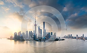 Shanghai skyline panorama