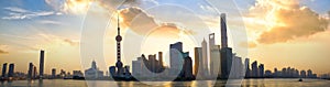 Shanghai sunrise panorama