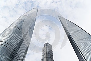 Shanghai tower, Jin Mao and Shanghai World Financial Center