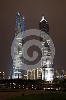 Shanghai World Financial Center and Jin Mao Tower photo