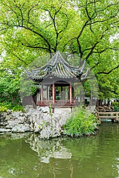 Shanghai yuyuan garden traditional Building scenery