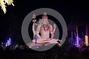 Shankar chouda, 76 feet tall statue, of mahadev.