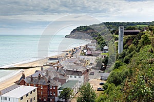 Shanklin Isle of Wight England UK popular tourist and holiday location east coast of the island on Sandown Bay