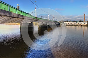 Shannon brigde in Limerick City - Ireland.