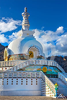 Shanti Stupa, Leh photo