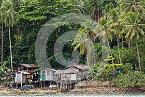 Shanty homes in Philippines photo