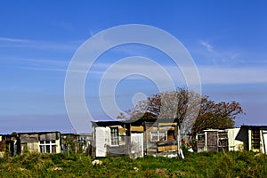 Shanty town. photo