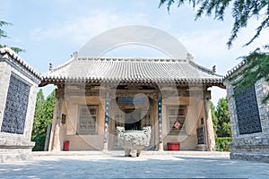 Guangong Temple (Guandi Temple) at Emperor Shun Tomb Soenic Spot. a famous historic site in Yuncheng, Shanxi, China. photo