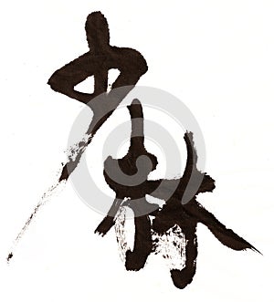 Shaolin Chinese calligraphy character