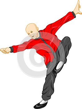 Shaolin monk kung fu martial arts