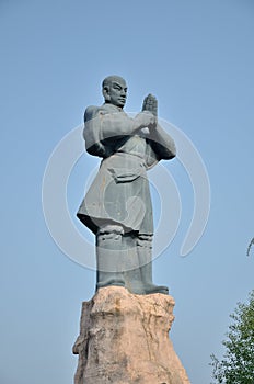 Shaolin Monks statue