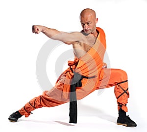 Shaolin warrior monk