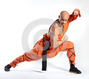 Shaolin warrior monk