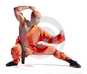 Shaolin warrior monk