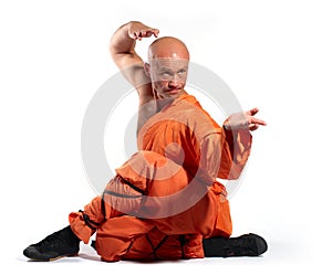 Shaolin warrior monk