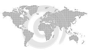 Shap world map design