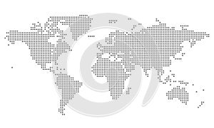 Shap world map design