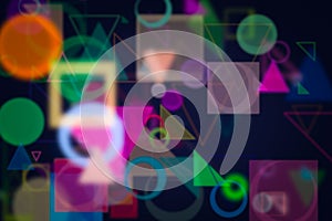 Shape abstract, pattern texture or background. Digital, style, template & art.
