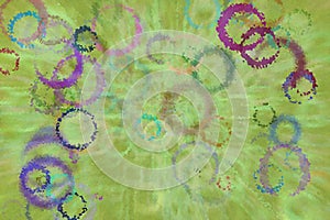 Shape abstract, pattern texture or background. Ellipse, generative, random & decoration.