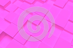 Shape composition, geometric structure, block or cube for design texture, background. Colorful 3D rendering