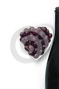 Shape of heart grapes
