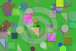 Shape illustrations background abstract, pattern texture. Emboss