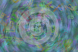 Shape illustrations background abstract, pattern texture. Generative, stack, figures & effect.