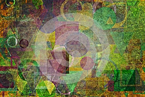 Shape illustrations background abstract, pattern texture.