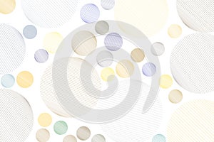 Shape of messy random line circles, abstract geometric background pattern. Canvas, lines, style & effect.