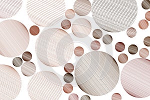 Shape of messy random line circles, abstract geometric background pattern. Texture, lines, details & web.