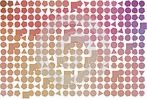 Shape of mixed, abstract background pattern. Repeat, rectangle, hexagon & texture.