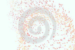 Shape of motion, particle or random, abstract background pattern. Shape, drawing, design, template & dust.