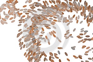Shape of motion, particle or random, abstract background pattern. Shape, repeat, drawing, vector & template.