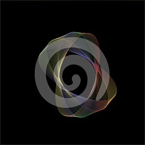 Shape of oval rotation photo