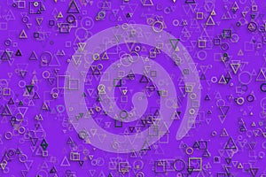 Shape pattern artistic abstract background. Artwork, generative, rectangle & brushed.